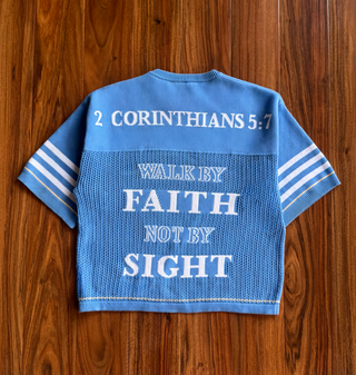 "2 Corinthians 5:7" Mesh Knitted Jersey