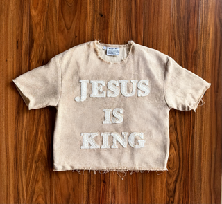 "JESUS IS KING" Holy Cloth