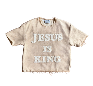 "JESUS IS KING" Holy Cloth