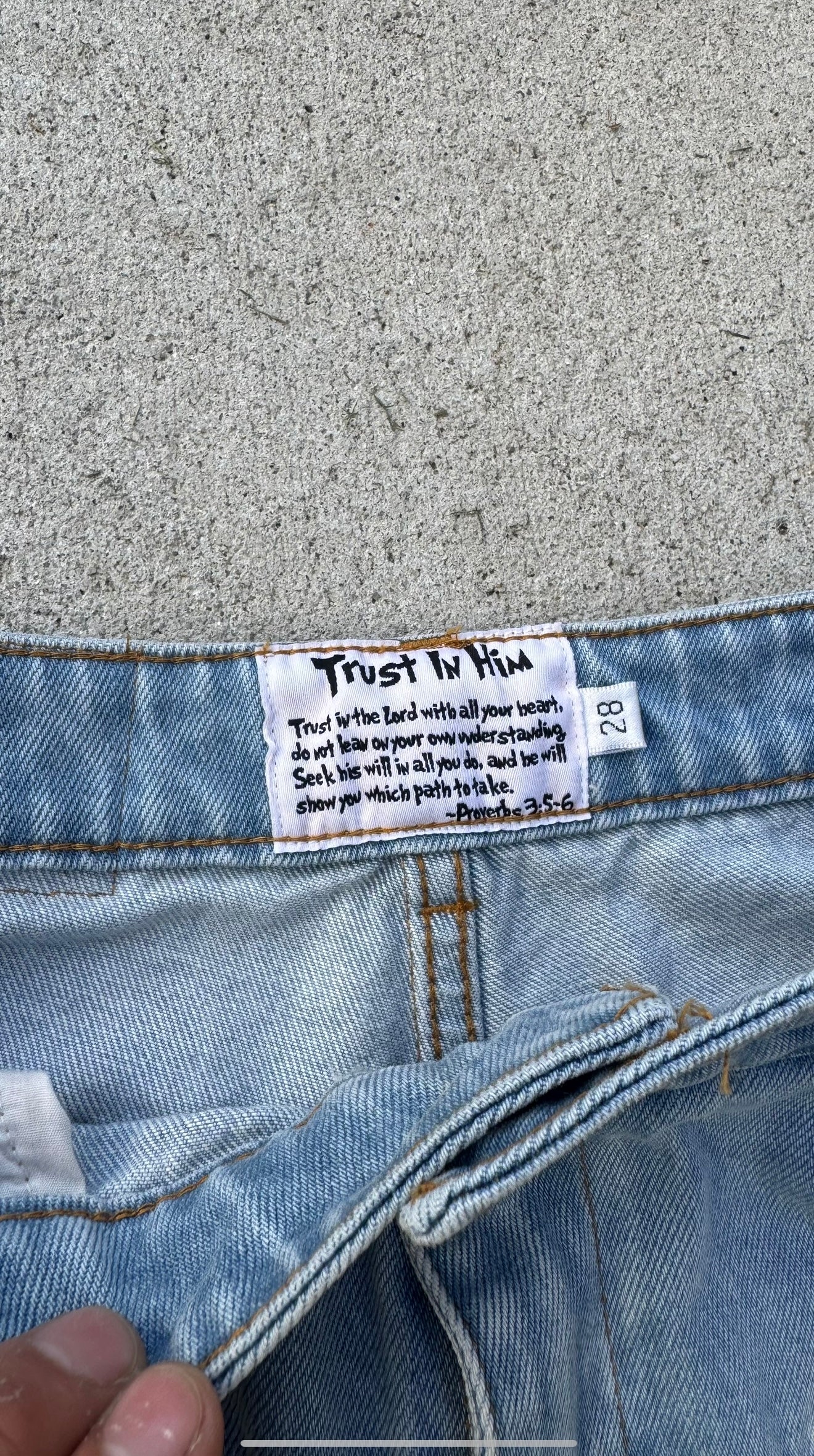 "Holy Denim" Floral Jorts