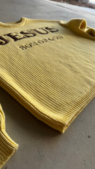 'JESUS Son Of God' Knitted Sweater