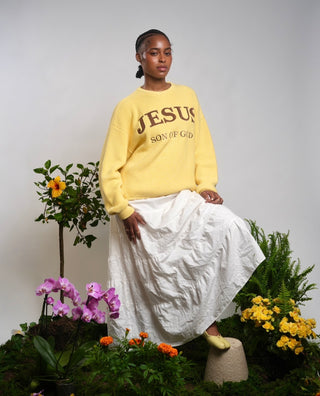 'JESUS Son Of God' Knitted Sweater