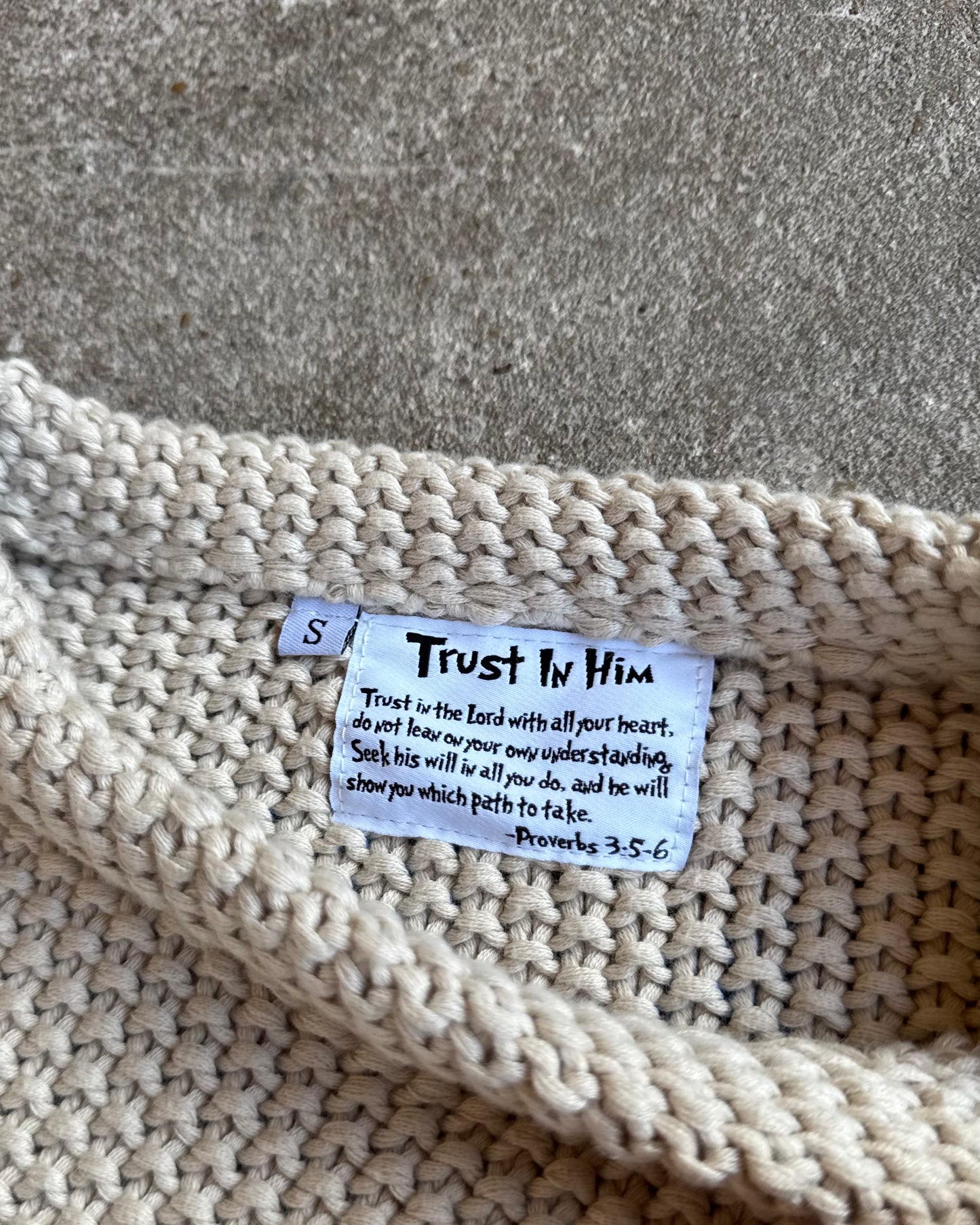 KING OF KINGS CABLE KNIT