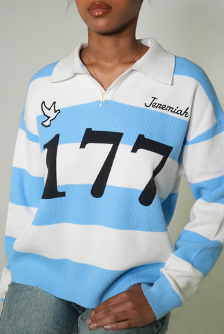 "Jeremiah 17:7" Knitted Rugby Jersey