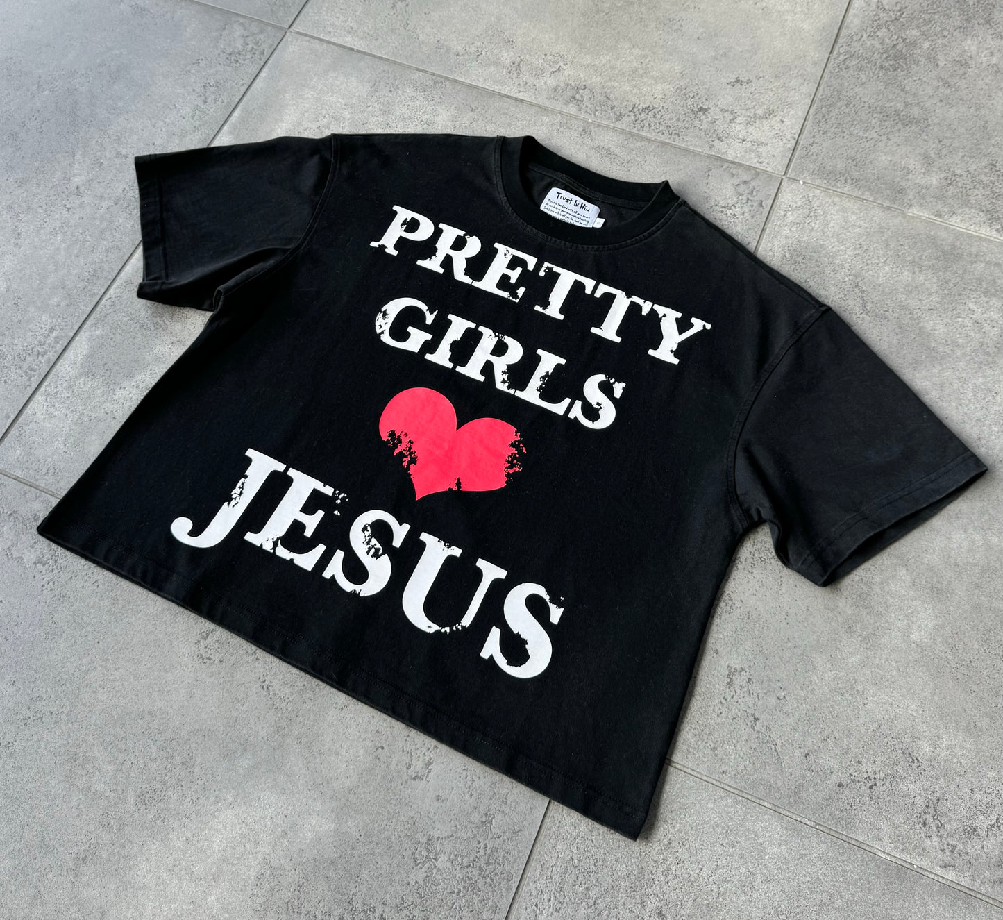 "Pretty Girls Love Jesus" Black Tee