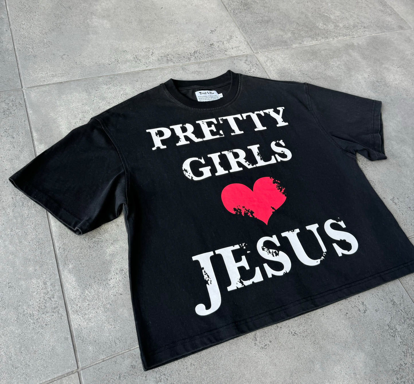 "Pretty Girls Love Jesus" Black Tee