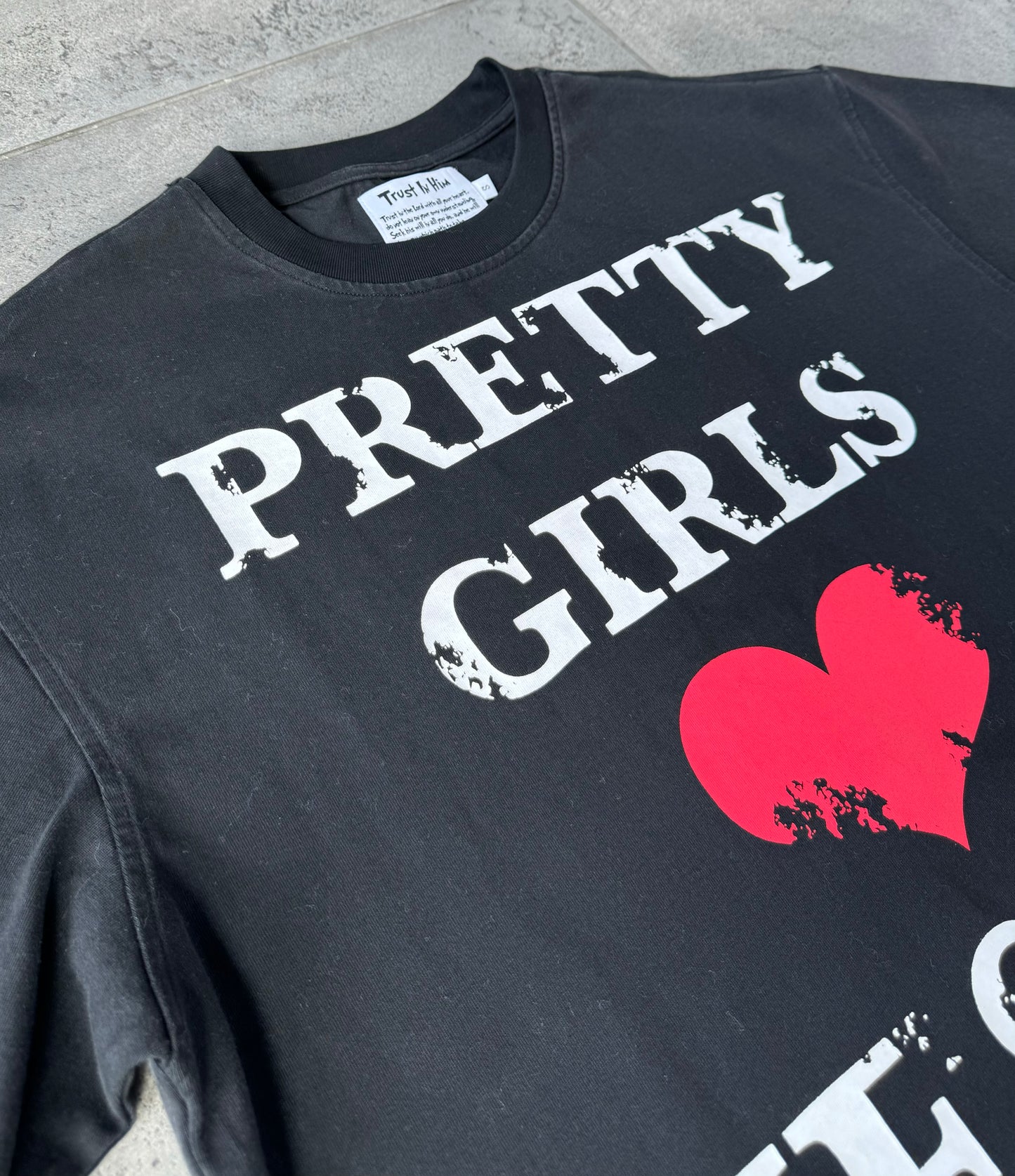 "Pretty Girls Love Jesus" Black Tee