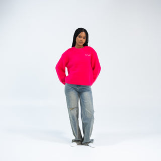 Pink "Pretty Girls Love Jesus" Mohair Sweater