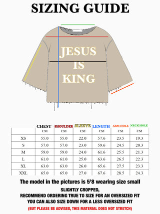 "JESUS IS KING" Holy Cloth