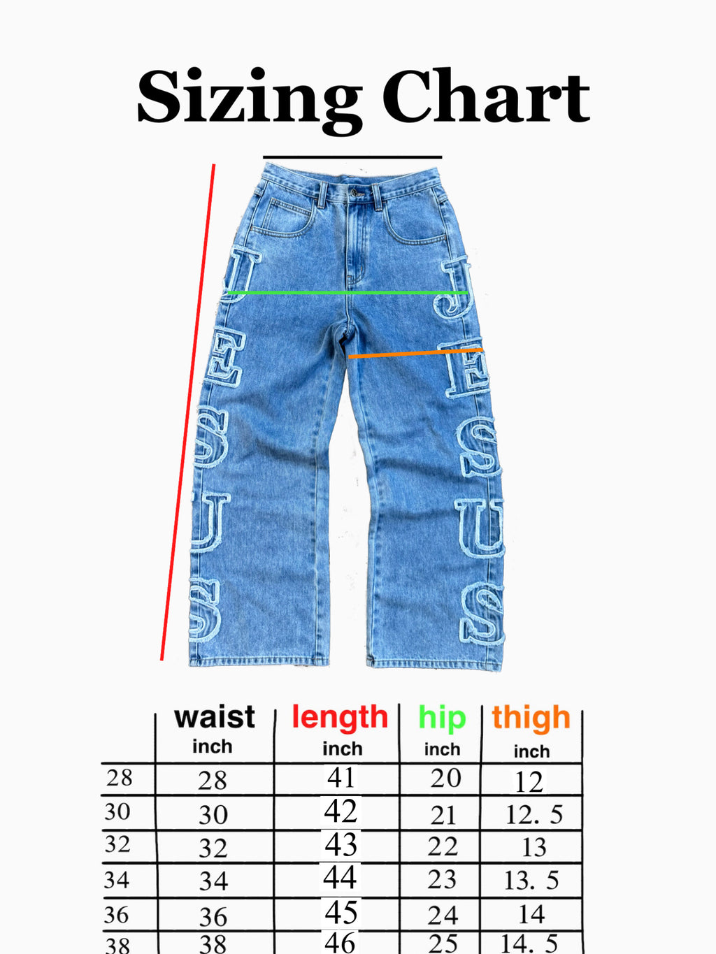 Everyday "JESUS" Jeans