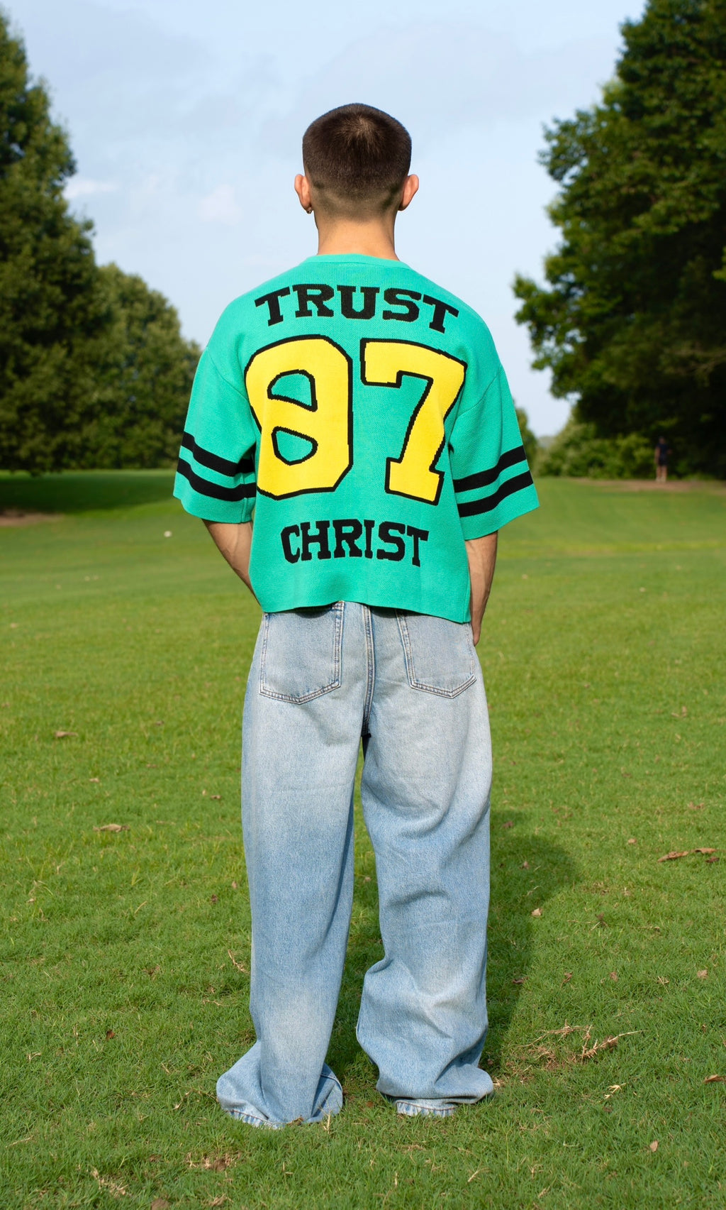 "Trust Christ" Knitted Jersey
