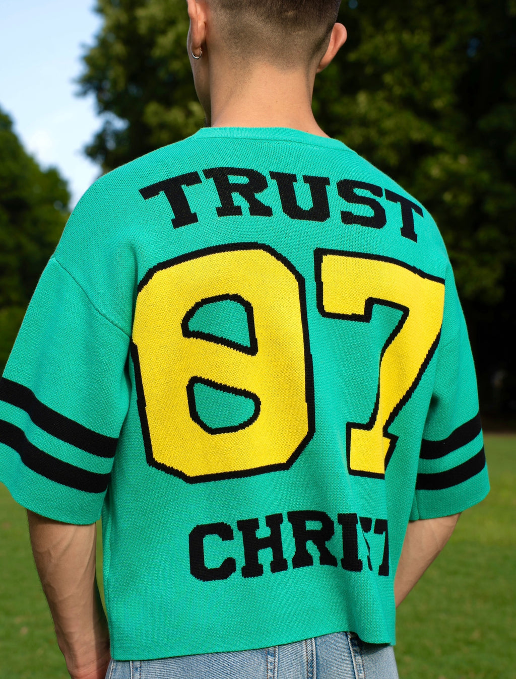 "Trust Christ" Knitted Jersey