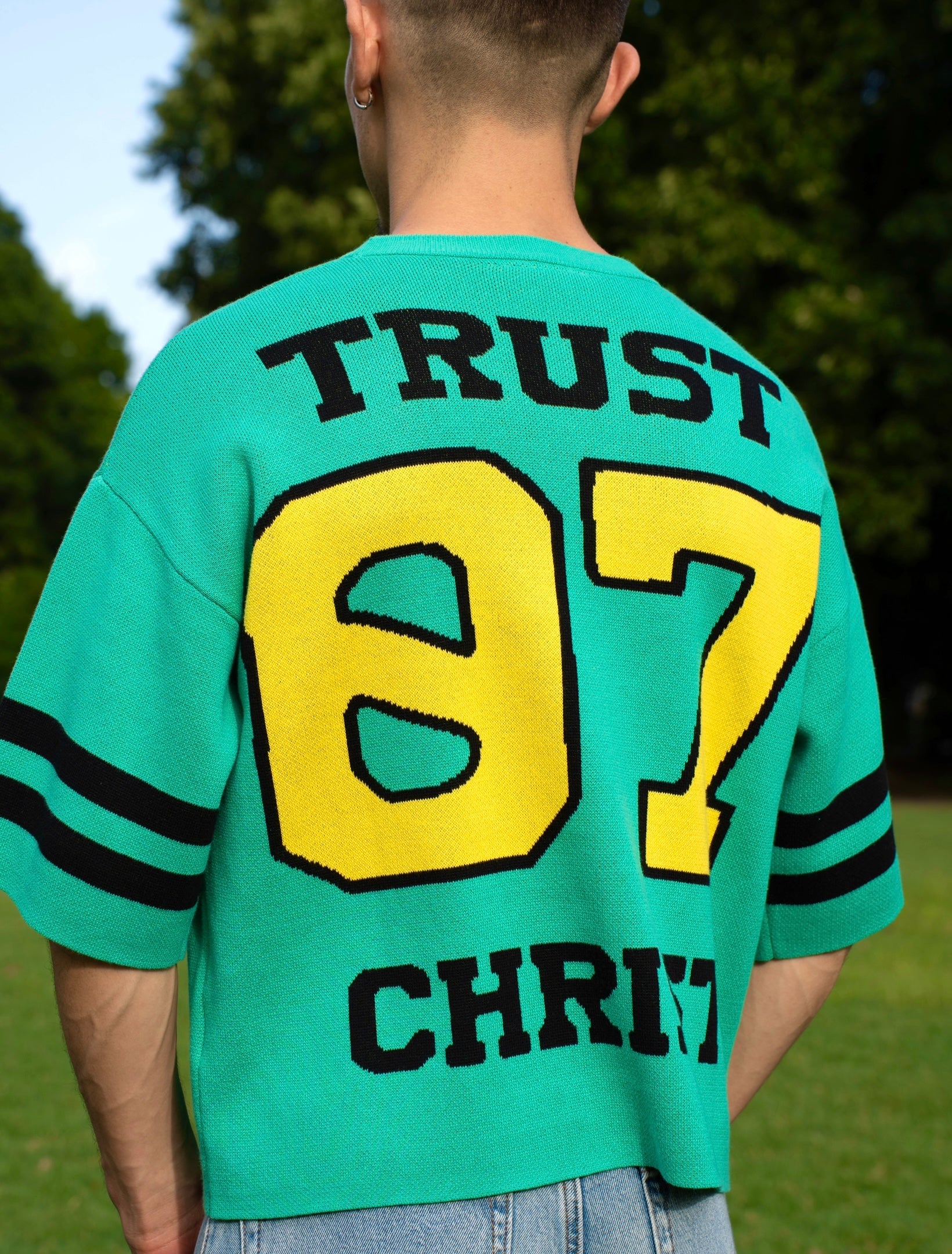 "Trust Christ" Knitted Jersey