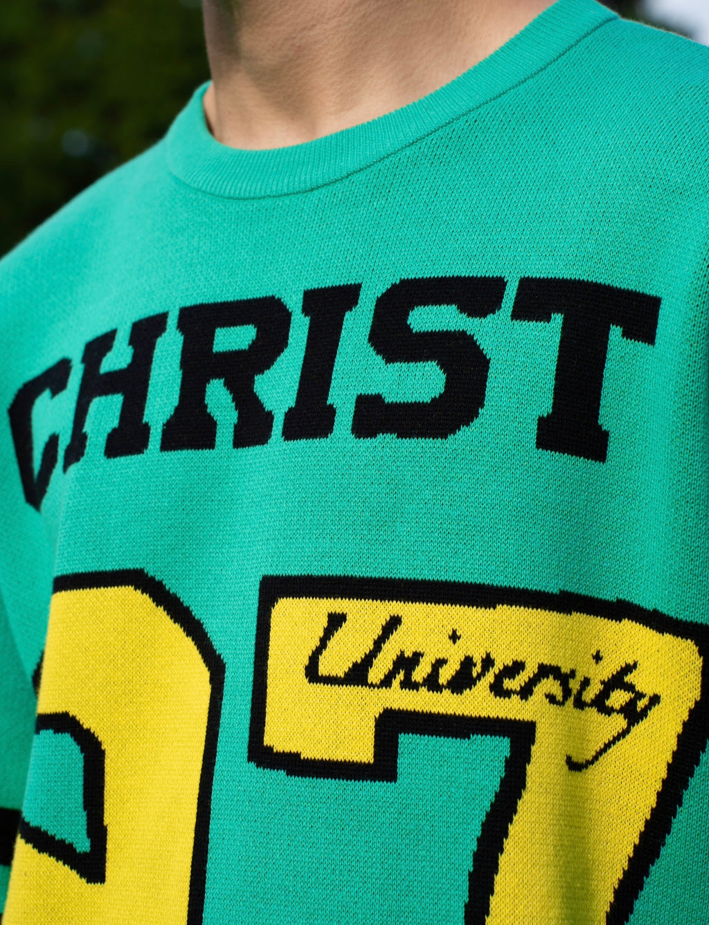 "Trust Christ" Knitted Jersey