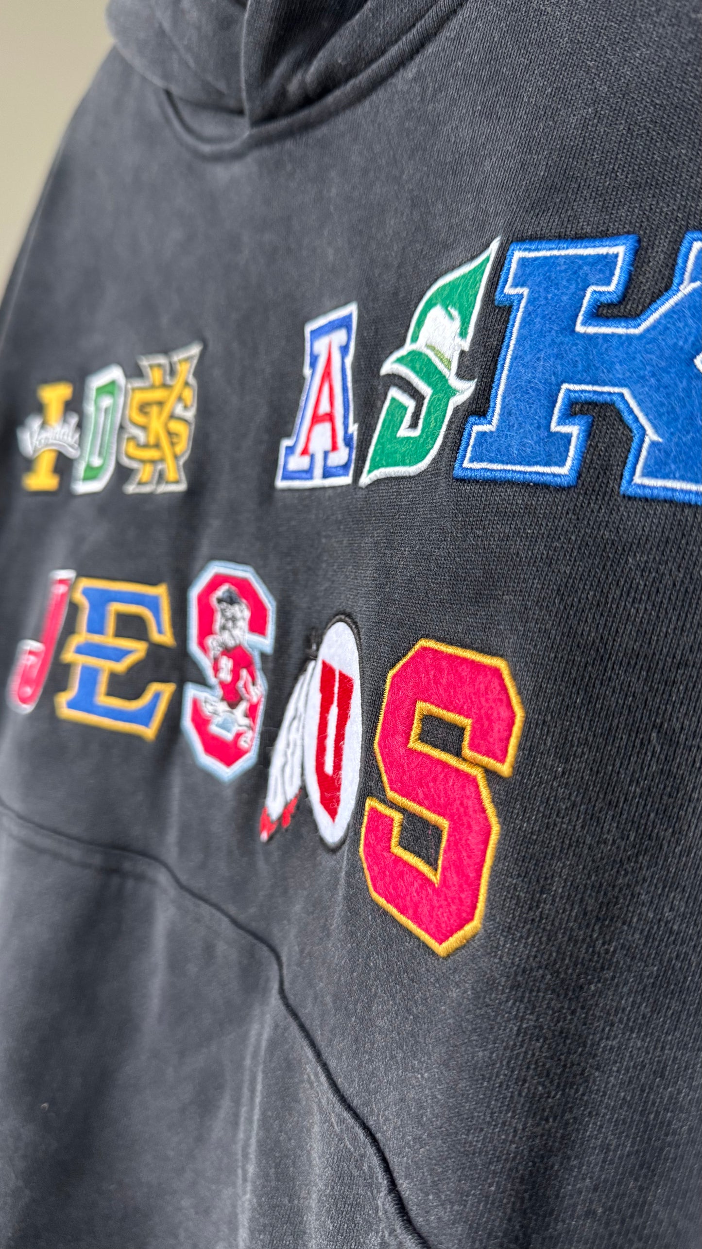 "IDK ASK JESUS" College Hoodie V2