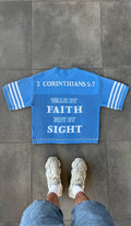"2 Corinthians 5:7" Mesh Knitted Jersey