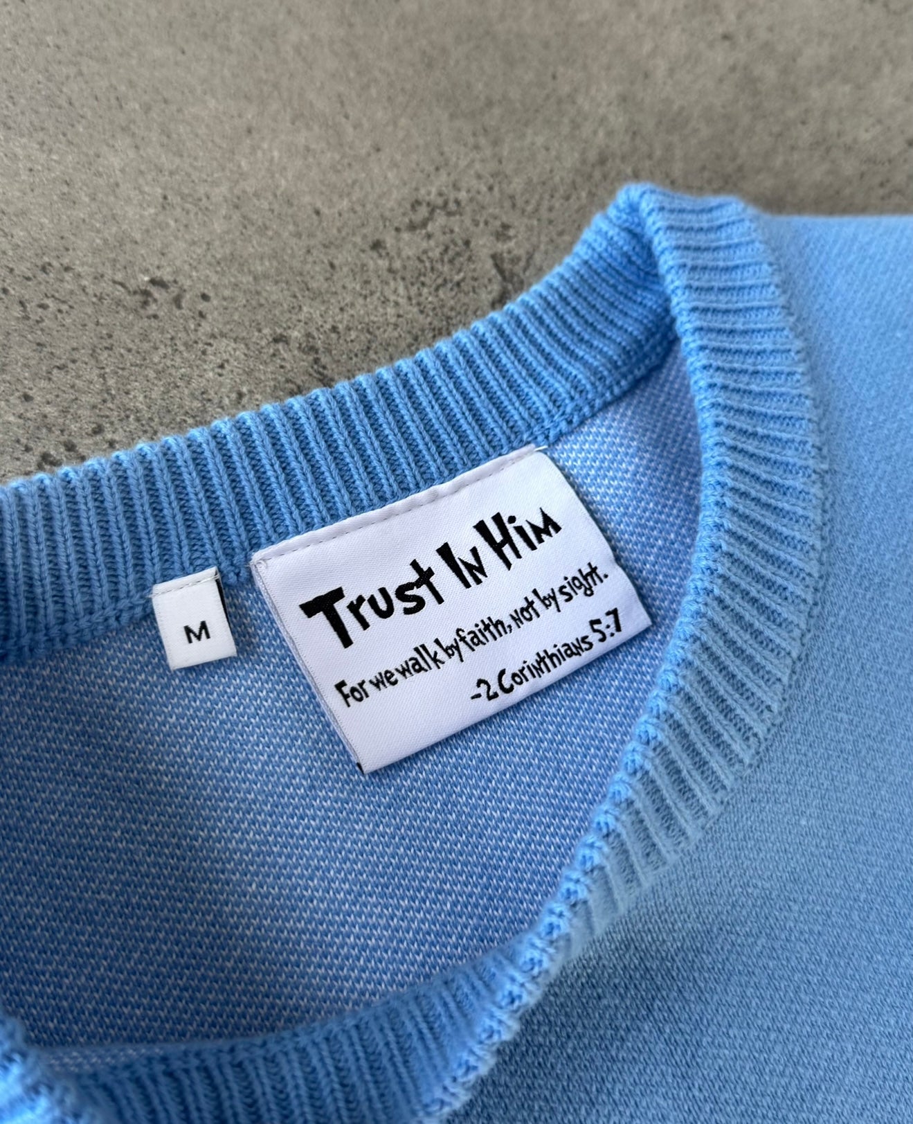 "2 Corinthians 5:7" Mesh Knitted Jersey