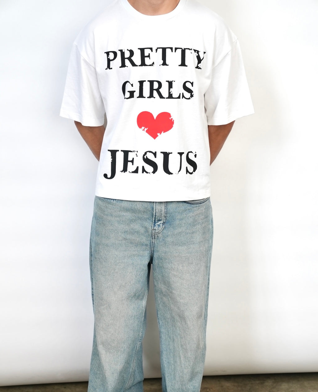 Pretty Girls Love Jesus White Tee