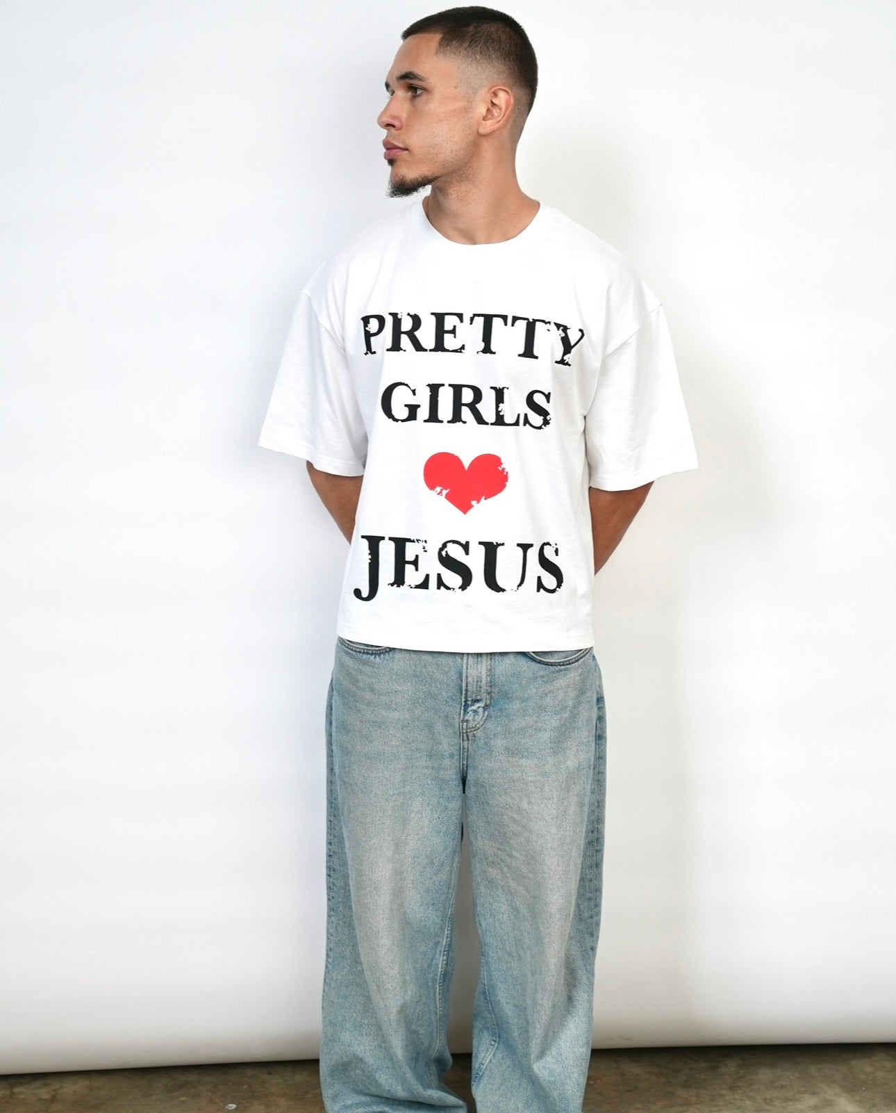 Pretty Girls Love Jesus White Tee