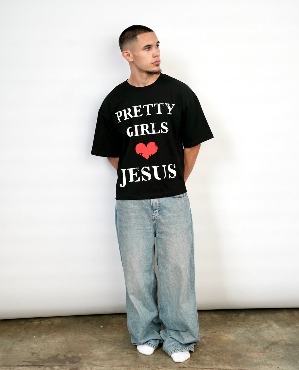 Pretty Girls Love Jesus Black Tee