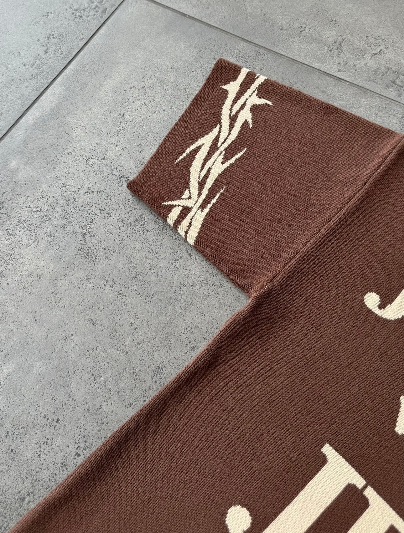 "Just A Girl Who Loves Jesus" Knitted Jersey