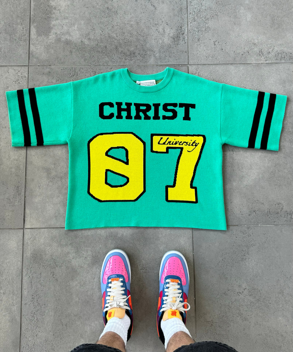 "Trust Christ" Knitted Jersey