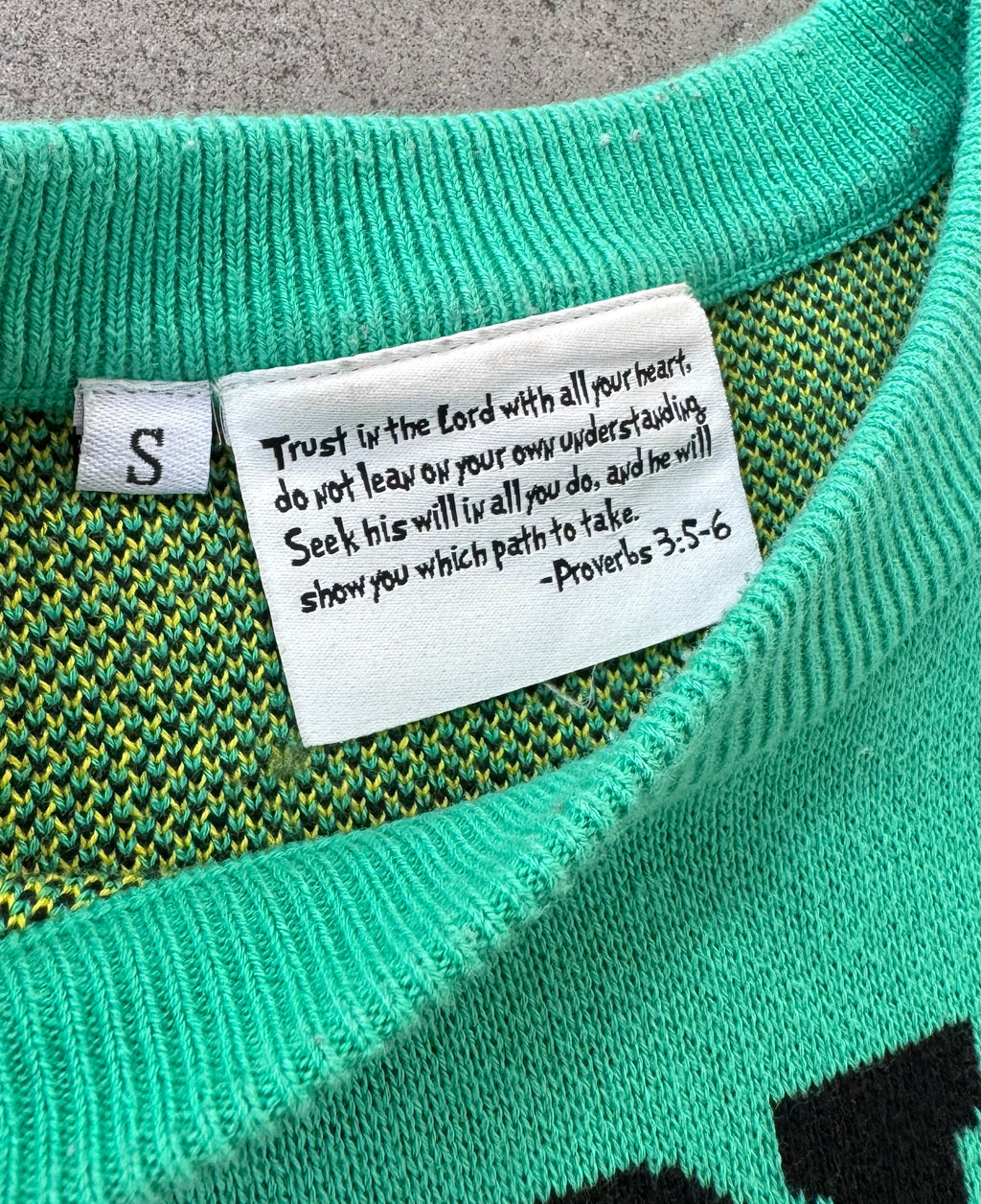 "Trust Christ" Knitted Jersey