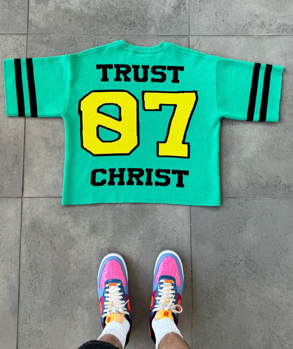 "Trust Christ" Knitted Jersey