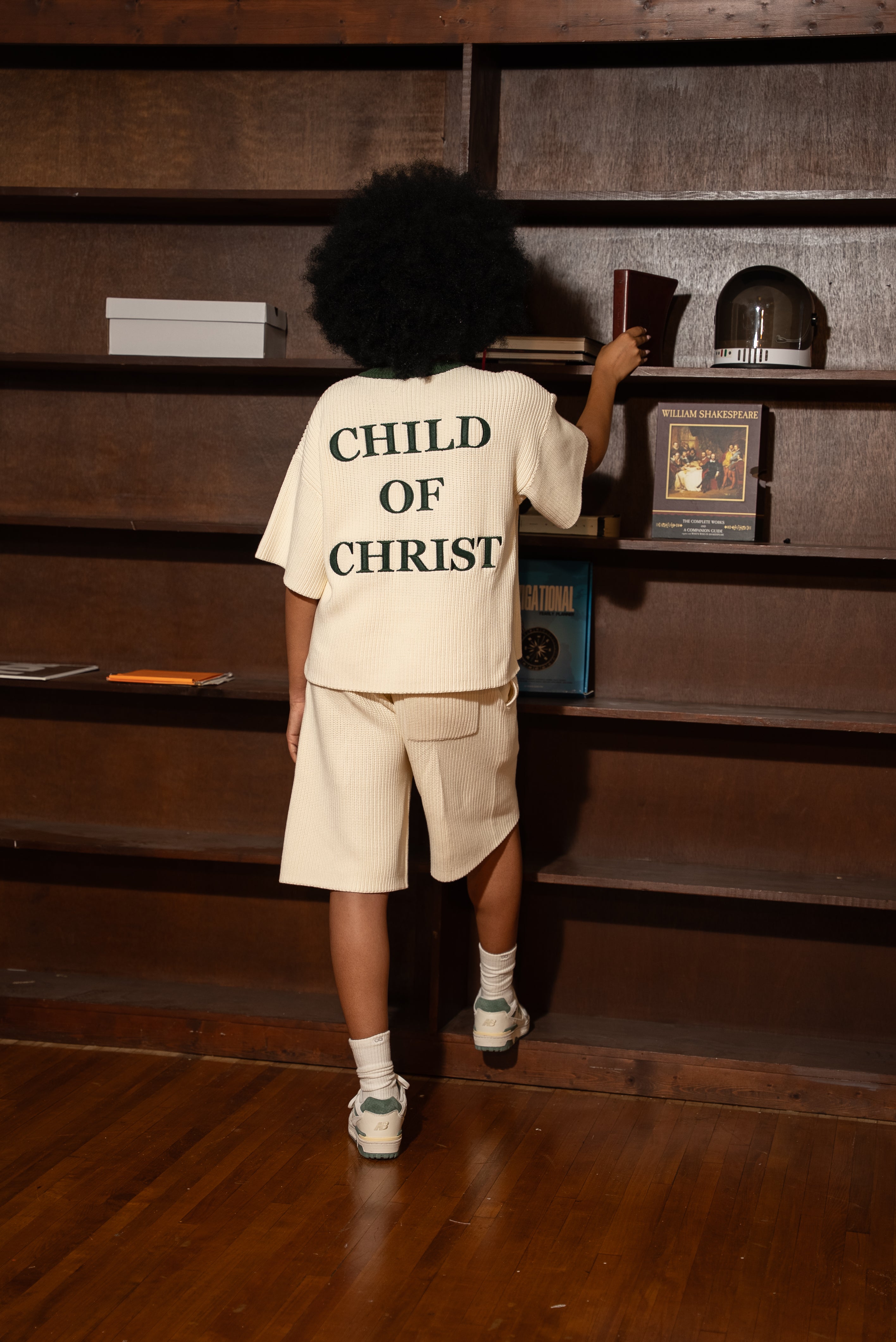 'I Belong To Jesus' Knitted Jersey (Green)