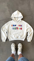 "IDK ASK JESUS" College Hoodie