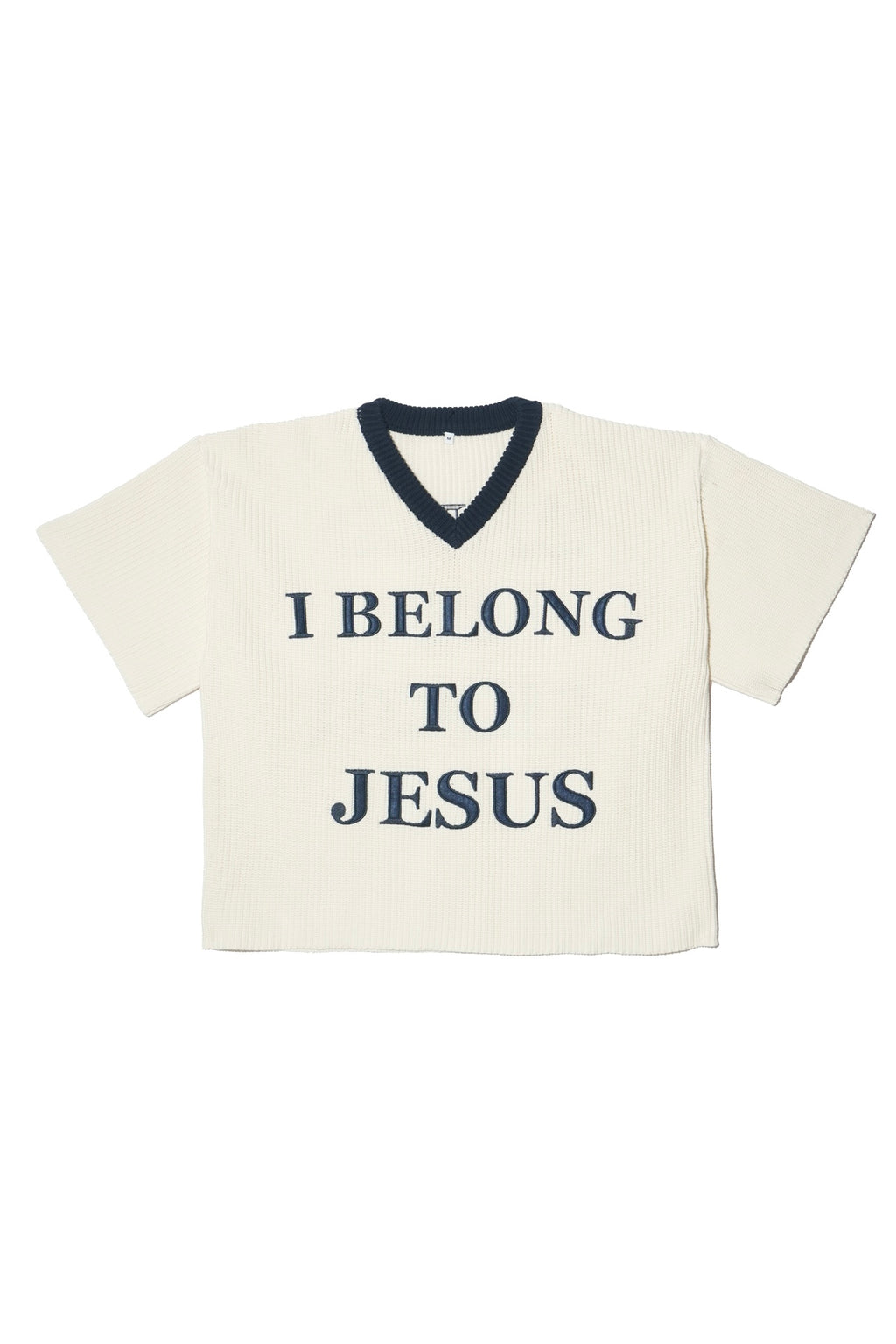 'I Belong To Jesus' Knitted Jersey (Blue)