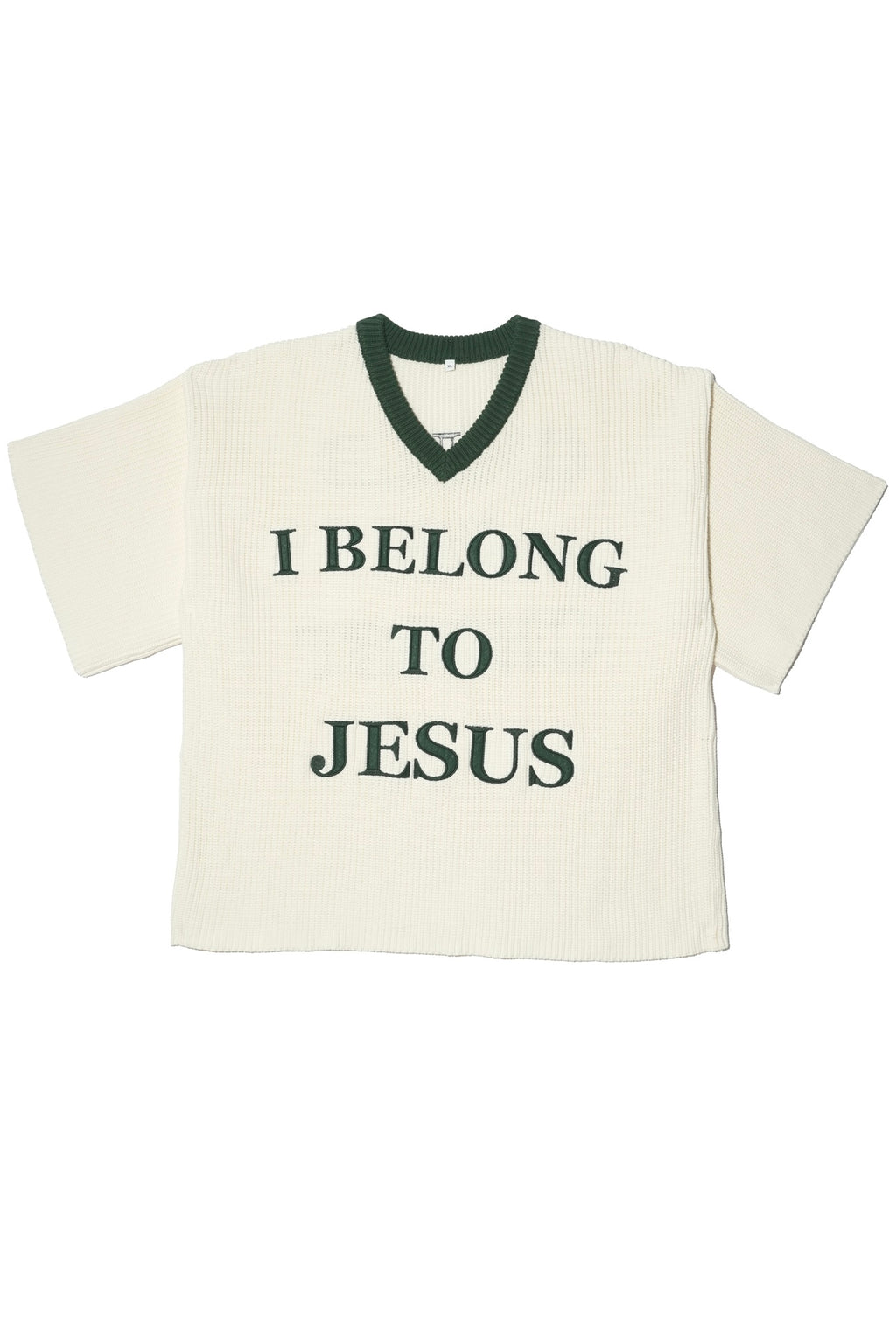 'I Belong To Jesus' Knitted Jersey (Green)