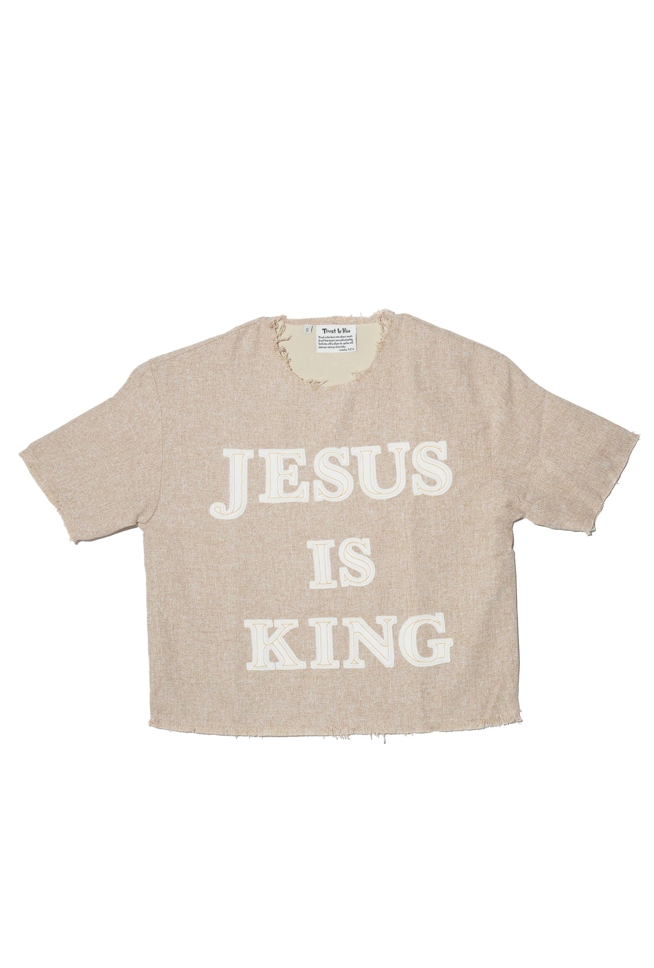 "JESUS IS KING" Holy Cloth